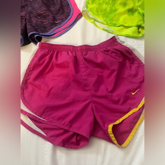 Three pair of Nike athletic running shorts with the inner short - Picture 2 of 6
